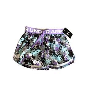 Under Armour Camo Print Girls Shorts YM    NWT‎
